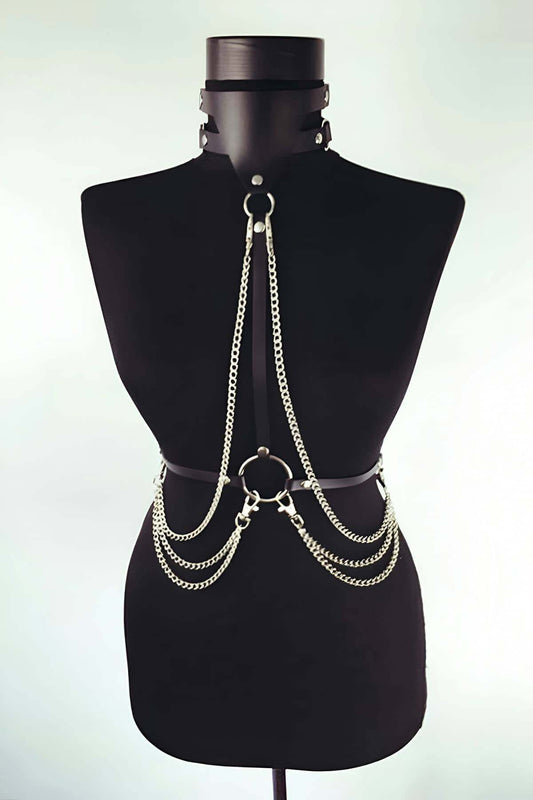 Special Production Leather Model - harness for women