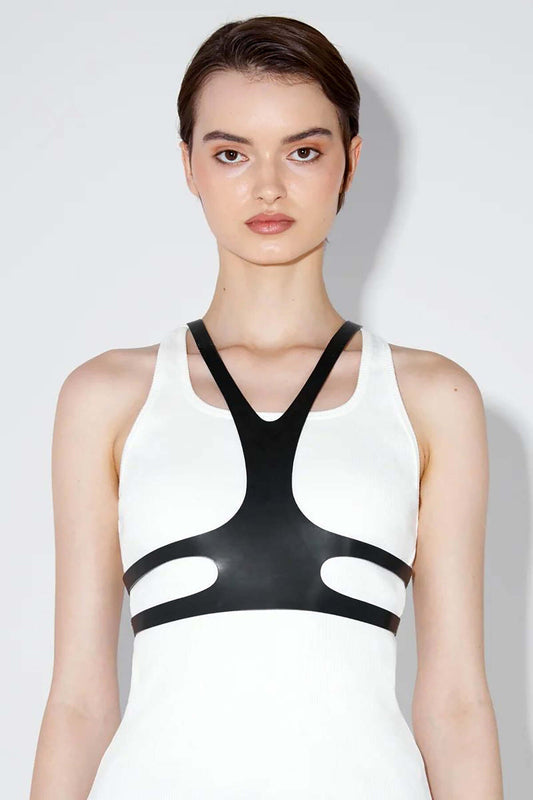 Sexy Leather Chest Harness - sexy harness