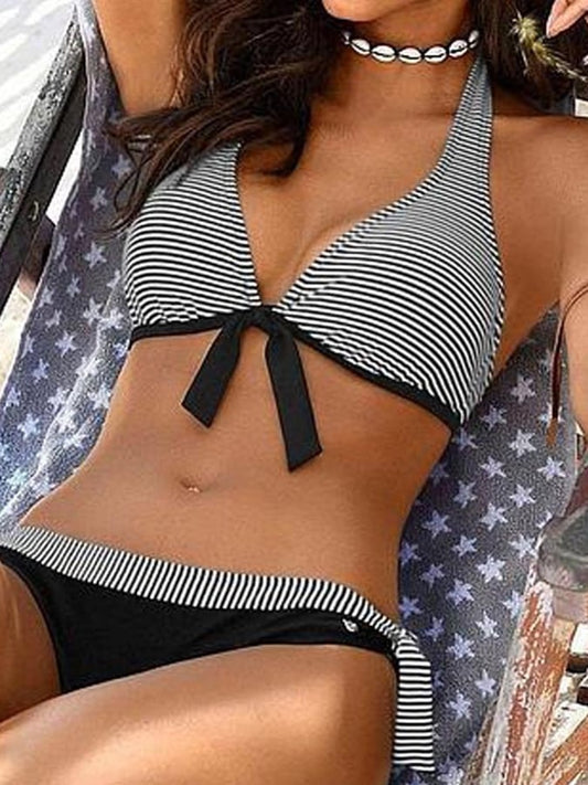 Romantic Strappy Swimsuit – Midnight Swim