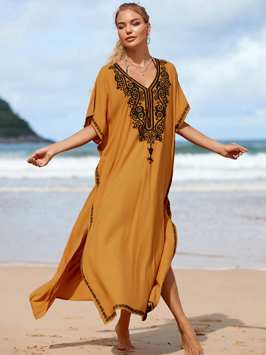Crazy Love Rayon Stylish Kaftan Dress