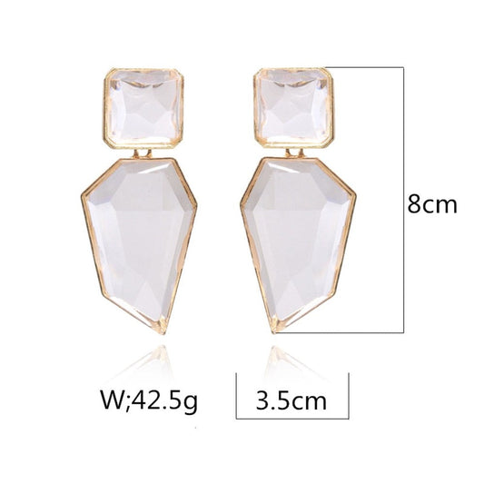 Heartbeat Irregular Drop Dangle Earring
