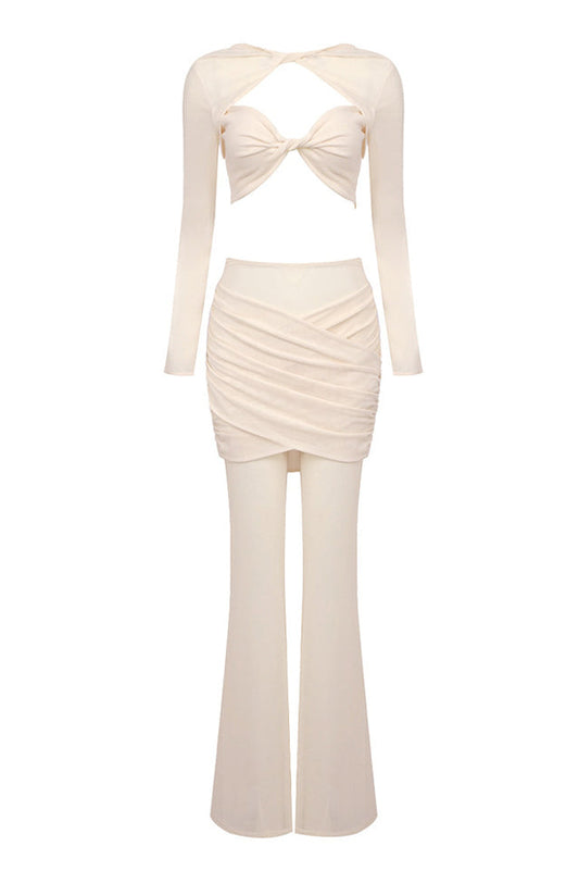 Aethwy Draped Two Piece Jumpsuit