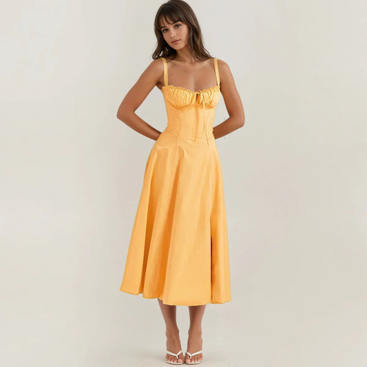 Marseille Sunset Corset Dress