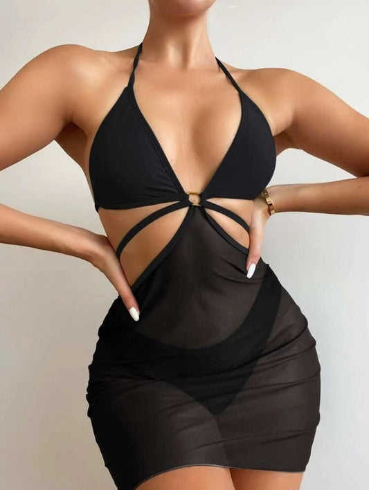 Refined Swimsuit – Halter Luxe