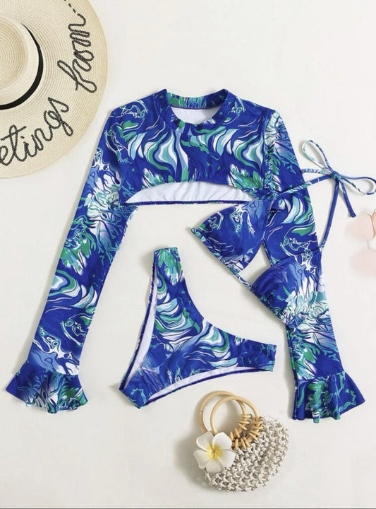 Chic Two-Piece Set – Midnight Swim