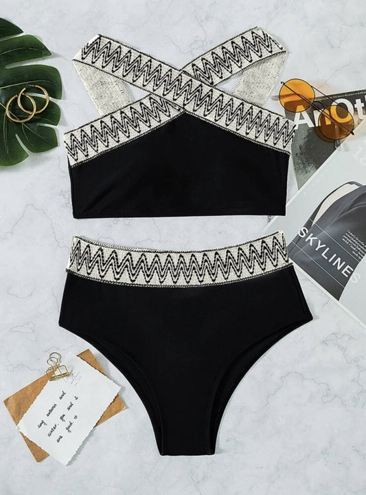 Glam Strappy Swimsuit – Vintage Chic