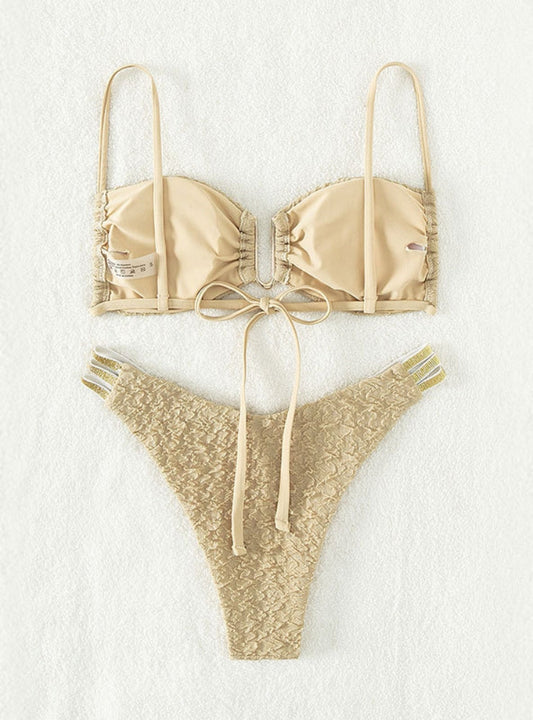 Minimalist Cut-Out Bikini – Midnight Swim