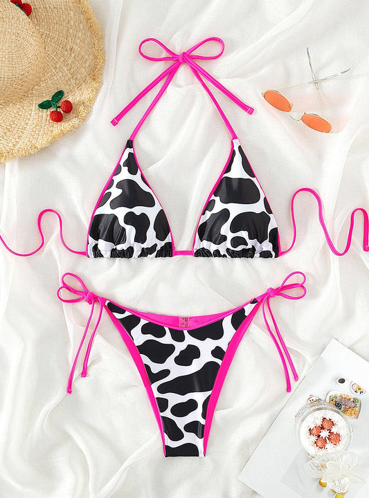 Chic Triangle Bikini – Floral Dream