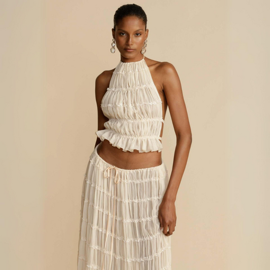 Naomi™ Boho-Chic Two-Piece Dress