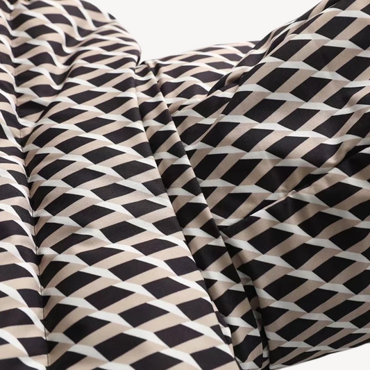 Noble Women's Coat | Quilted, Hooded, Belted