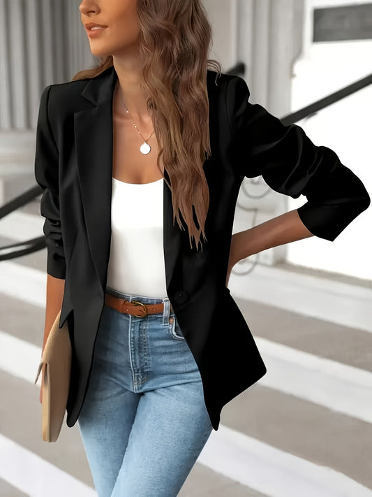 Boulevard Women's Blazer | Button Front