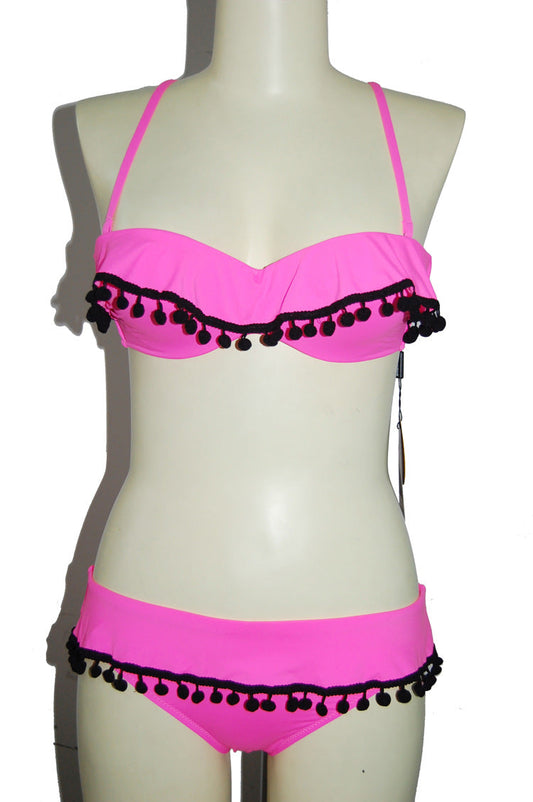 Romantic Cut-Out Bikini – Floral Dream