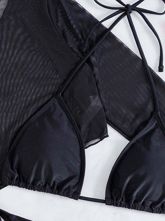 Romantic High-Waist Bikini – Golden Hour