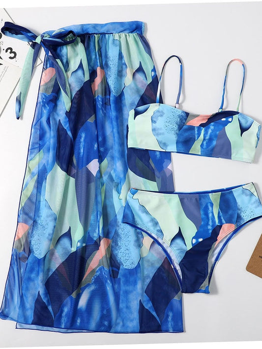 Luxe High-Waist Bikini – Crisscross Style