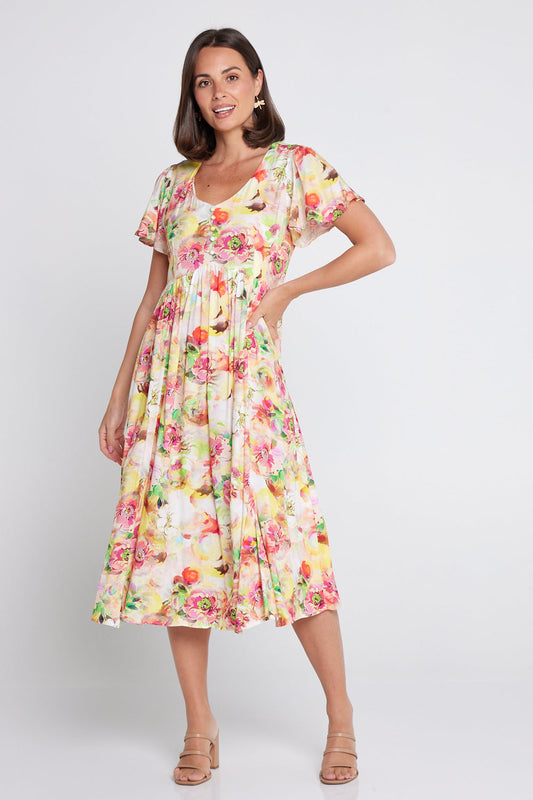 Brighton Dress - Sunrise Floral