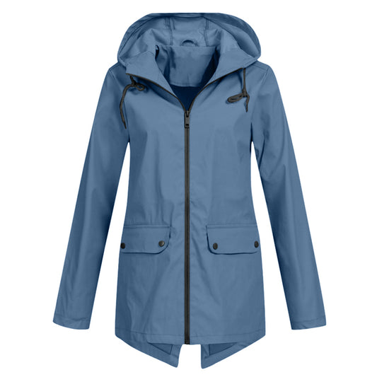 Aria Women’s Breathable Hooded Rain Jacket