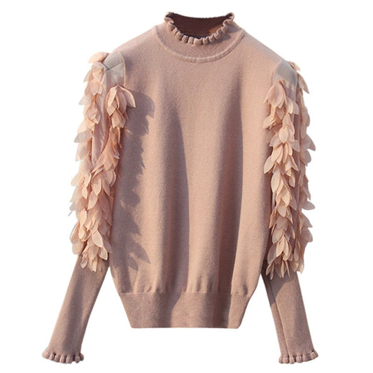 Wolle Collar Knitted Sweater