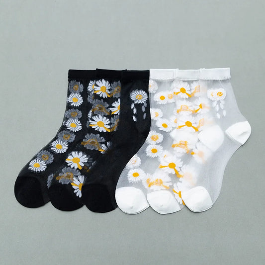A Bloomy Summer Socks