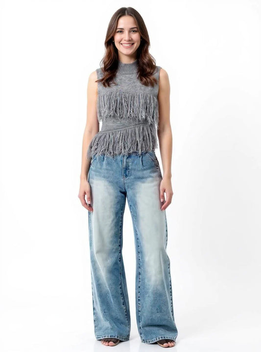 Sweater Weather Sweater- Grey