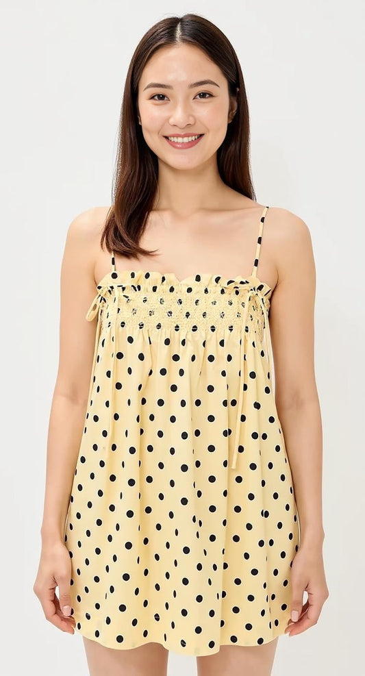 Butter Polka Dot Dress