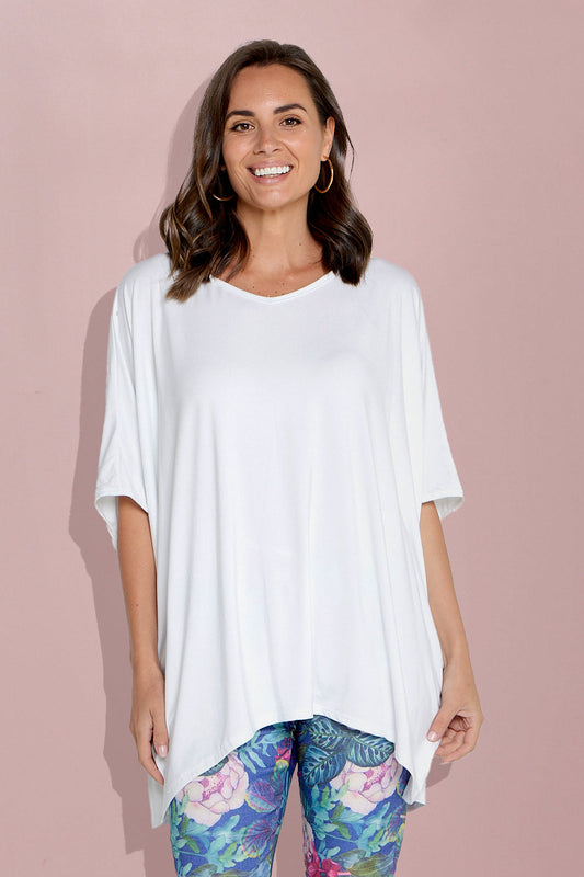 Alana Bamboo Top - White