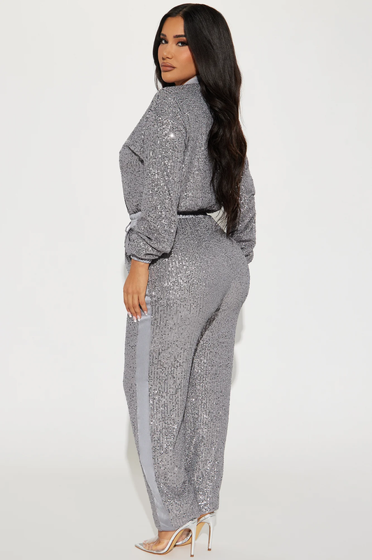 Only Your Sparkle Sequin Jumpsuit