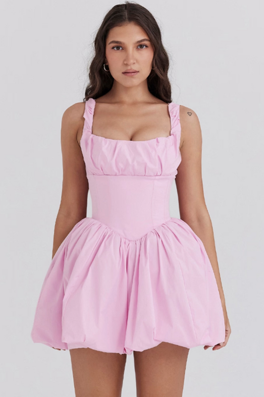 Le Puff Cotton Tulle Mini Dress
