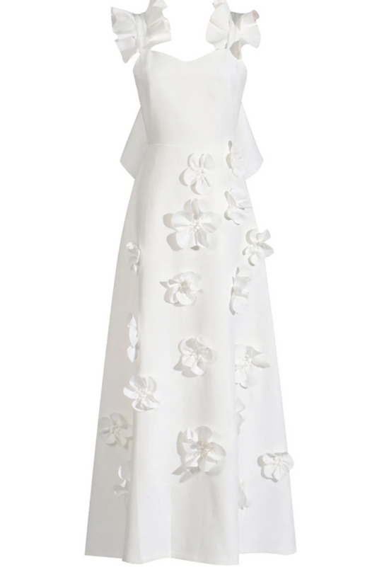 Bracha 3D Flower Maxi Dress