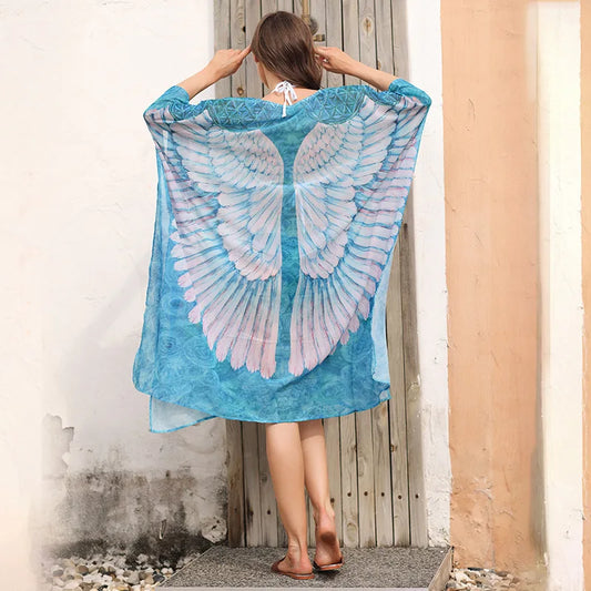 Ocean Wings Luxe Throw-On