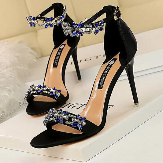 Fell Like Broken Glass Heeled Sandals