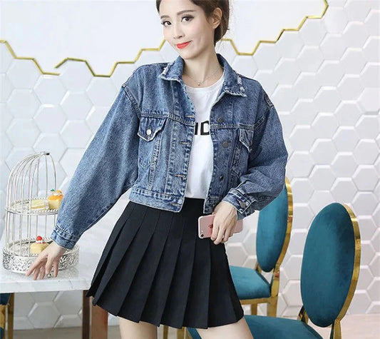 Blissful Blue Denim Polished Jacket