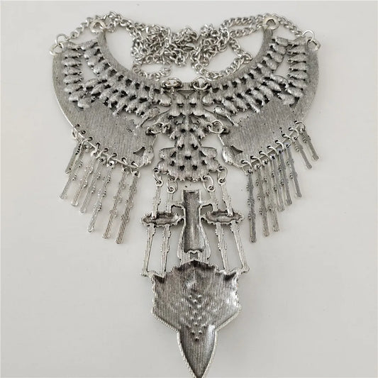 Waves of Shimmer Statement Necklace
