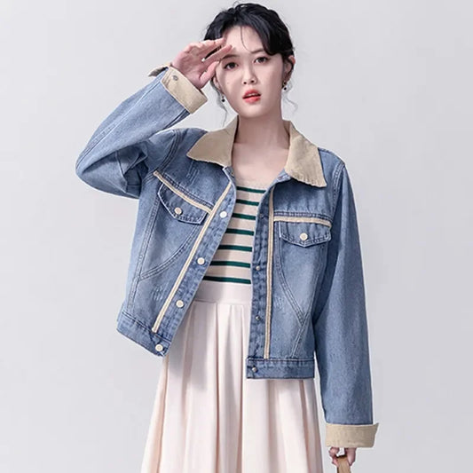 Halo Hue Denim Polished Jacket