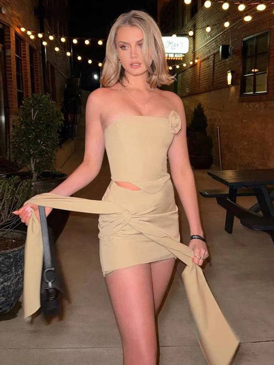 Put Your Records On Skirt Set