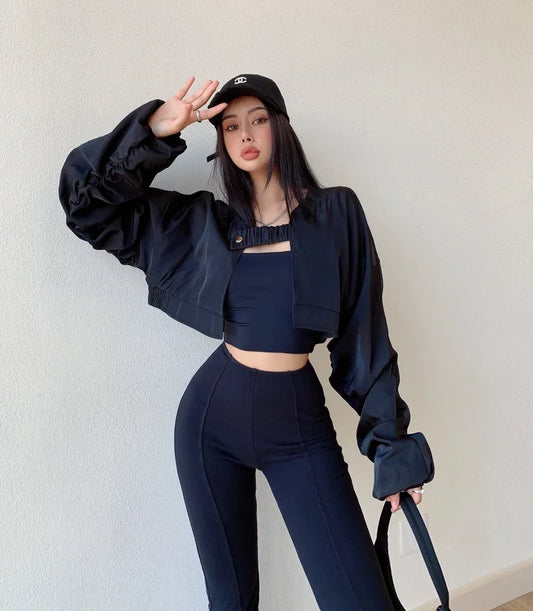 Caught In The Chorus Crop Jacket