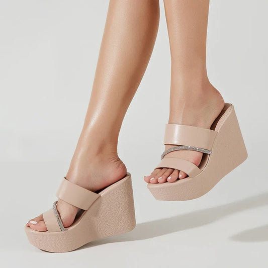 Tell Me No Secret Wedges Sandals
