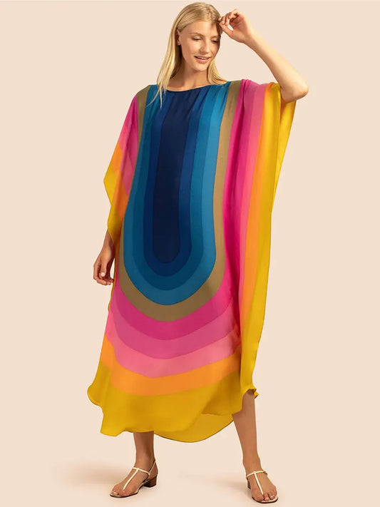 Rainbow Batwing Mesh Overlay