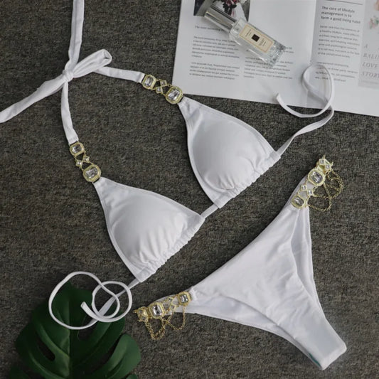 Bold Cut-Out Bikini – Crisscross Style