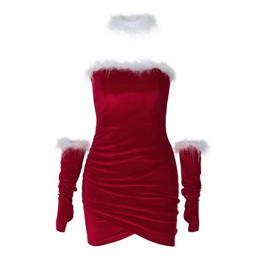 Merry Snowfall Mini Dress