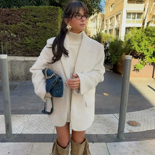 Hudson Women's Blazer | Faux Fur