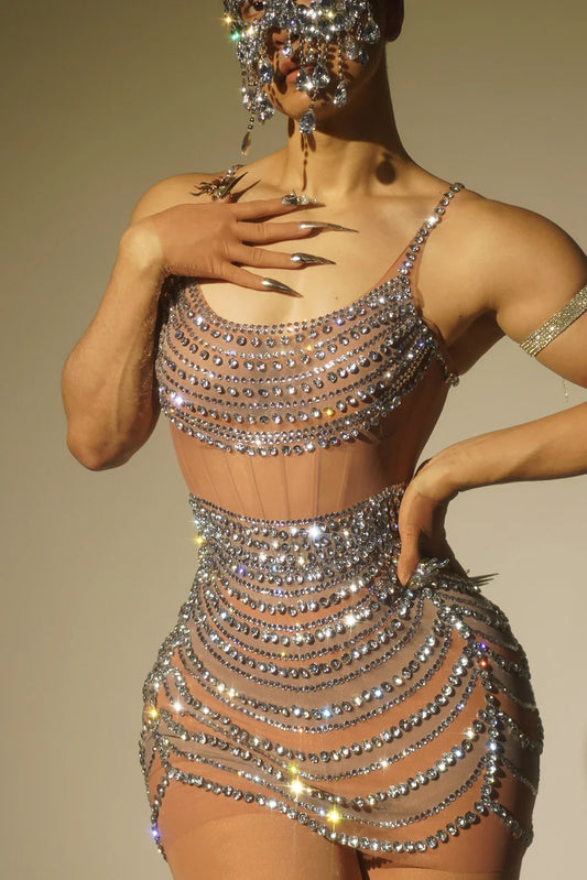 Staying The Night Mini Dress