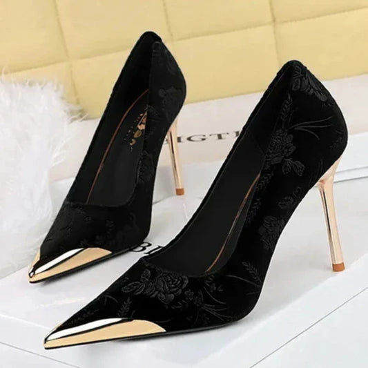Glittering Gaze Stiletto Heels