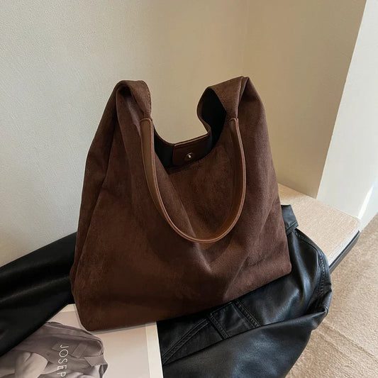 Livia - Suede Tote Bag