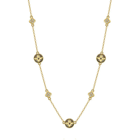 Gold Rush Secrets Station Necklace Set
