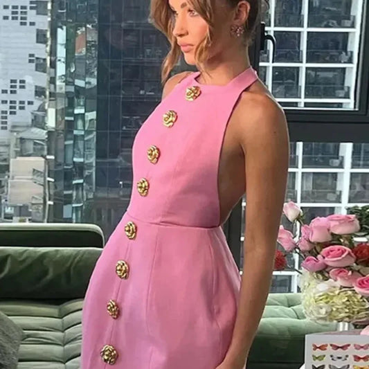 Watching The World Pass Mini Dress