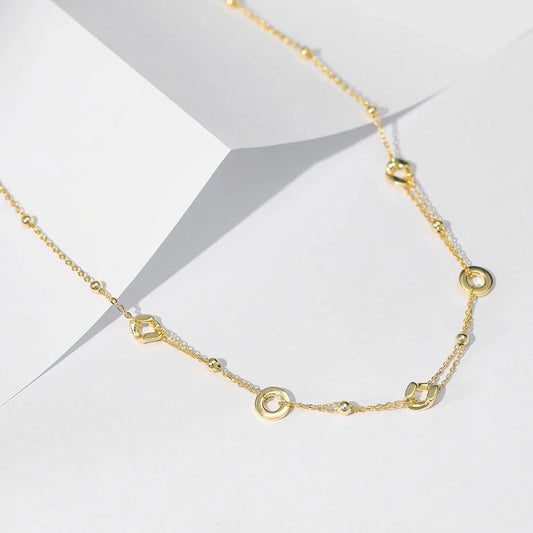 Glitch In Time Station Necklace