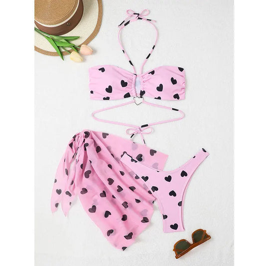 Glam Strappy Swimsuit – Golden Hour