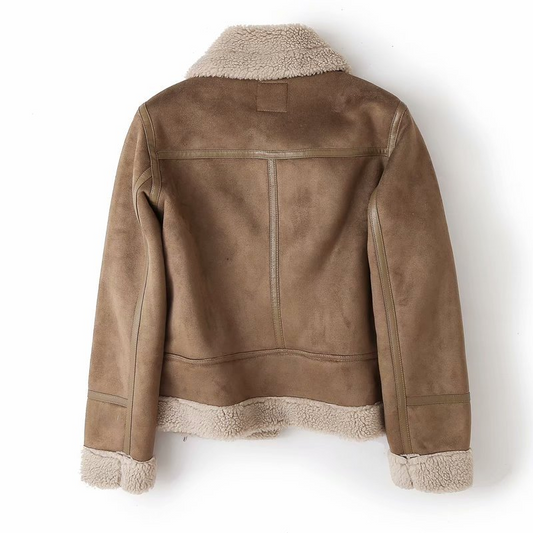 Geneva Women's Jacket | Shearling, Moto Style
