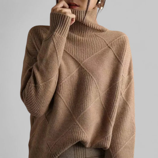 Rowan Women's Sweater | Oversized, Turtleneck
