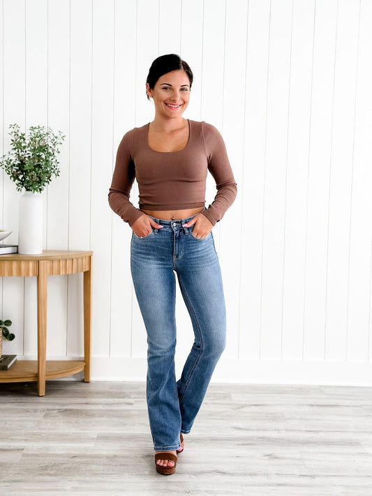 FlexFit™ Tummy Shaping Bootcut Jeans